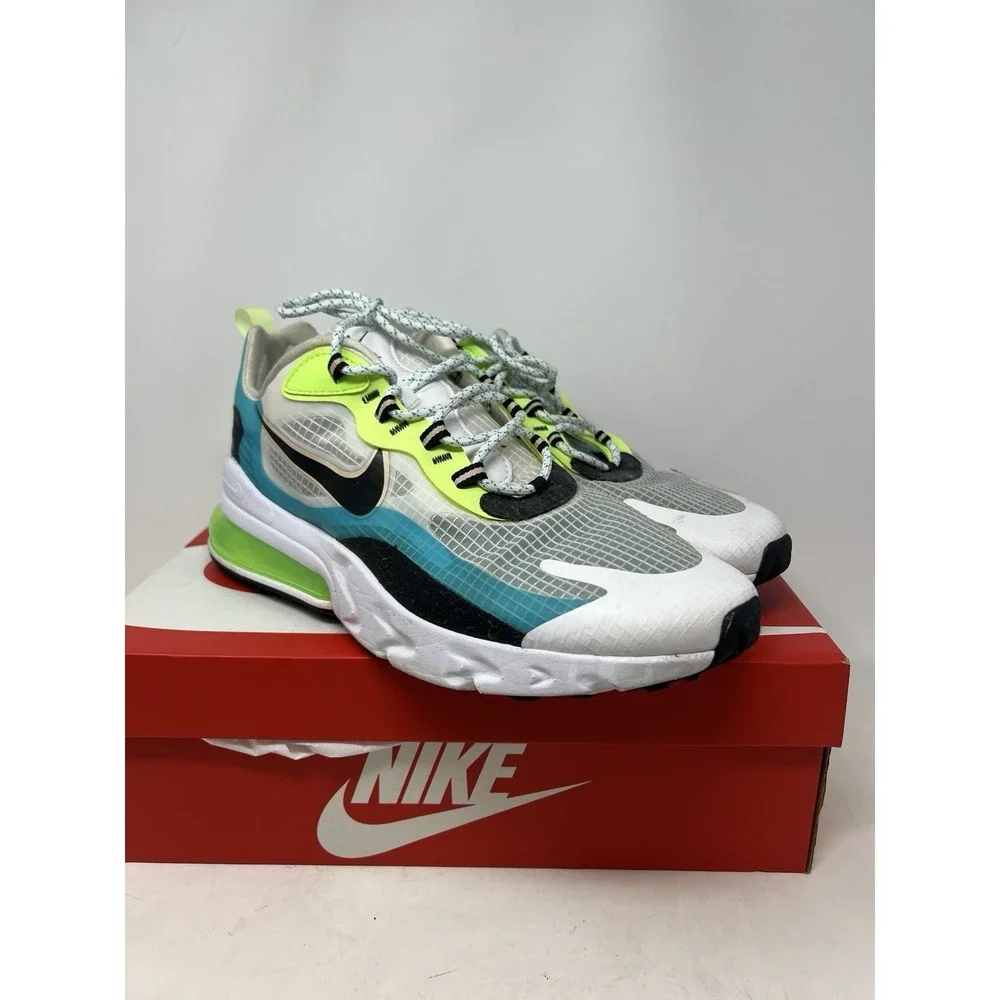 Nike Men's‎ Air Max 270 React CT1265-300 Oracle Aqua/Ghost Green Size 13